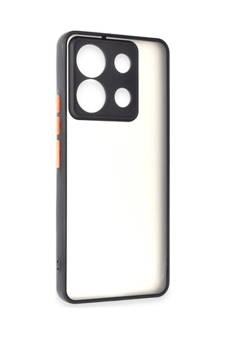 Herşeytrend Xiaomi Redmi Note 13 Pro 5g Kılıf Montreal Silikon Kapak - Siyah Çok Renkli