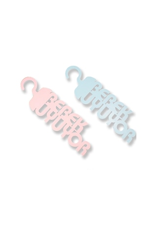 Mutluadim Ahşap Bebek Uyuyor Kapı Askısı 30X8,5Cm