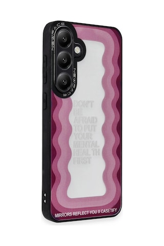 Samsung Galaxy Uyumlu S24 Plus Kılıf Mirror Desenli Kapak - Mirror - 11 - 100 Çok Renkli