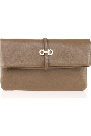 Bilik Deri Toprak Rölax Deri Kadın Portföy & Clutch Çanta Blm P- Çok Renkli