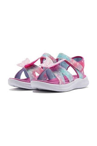 Skechers Jumpsters Sandal - Butterfly Brıtes Çocuk Günlük Sandalet 303109l-pkmt Pembe Renkli