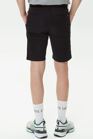 Lacoste Men's Slim Fit Organic Cotton Bermuda Black Shorts Erkek Dar Kesim Pamuk Bermuda Şort Siyah