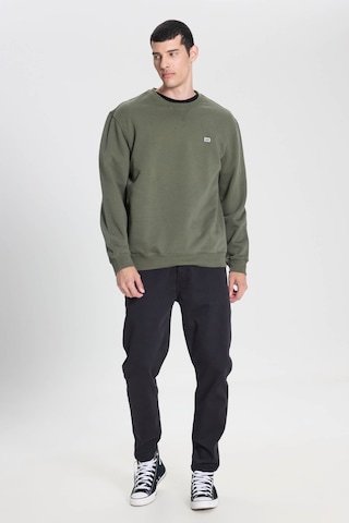 Lee Bisiklet Yaka Regular Fit Zeytin Erkek Sweatshirt L81ırya61 Yeşil
