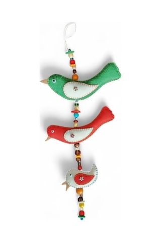 Bereket Kuşları Yeşil Kırmızı Beyaz