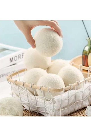 Reyo XL %100 Organik Yün Çamaşır Kurutma Makinası Topu 6 Adet