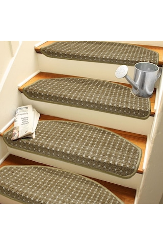 Desenli Kendinden Yapışkanlı Merdiven Basamak Paspası / Halısı (307162304)