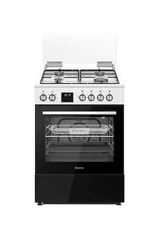 Tecna TF 723WBR 60 L Turbo Fanlı 3 Gözü Gaz +1 Gözü Wok Ocaklı Tam Boy Solo Fırın