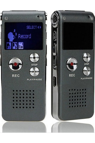 Kingboss HS-27 8 GB Dijital Ses Kayıt Cihazı Siyah