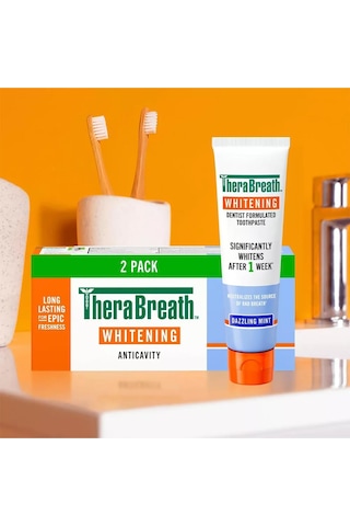 Thera Breath Whitening Dazzling Mint Diş Macunu 2 Li Paket 2x113gr