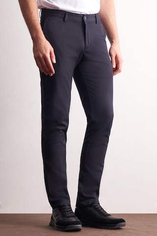 İmza Lacivert Yan Cep Düz Paça Pamuklu Slim Fit Chino Casual Pantolon 1003255165 Lacivert