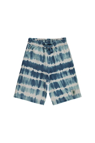 Civil Boys Batik Desenli 10-13 Yaş Şort - Yeşil Petrol