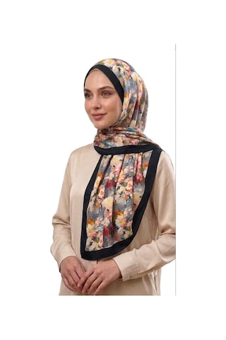 Welora Desenli Organik Şal - 06700 Siyah-gri