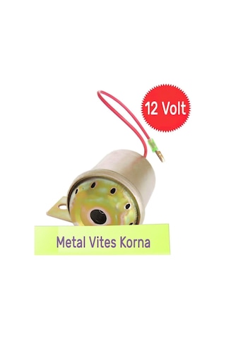 Oto Geri Vites Sireni Yüksek Sesli Metal 12 Volt
