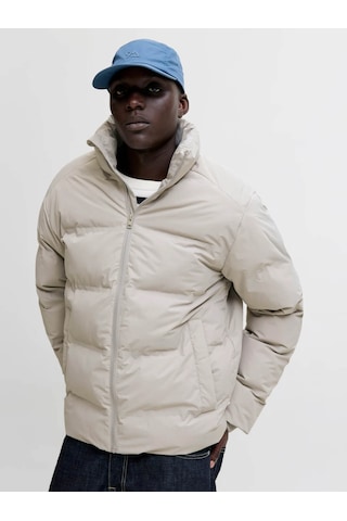 Jack & Jones Jjesoho Puffer Gri Erkek Mont 12278750 Gri