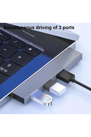 Usb C Hub 3.0 Tip C 3.1 4 Portlu Çoklu Usb Ayırıcı Otg Adaptörü Xiaomi Lenovo Macbook Pro 13 15 Air Pro Bilgisayar Aksesuarları İçin
