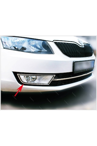 Skoda Octavia Krom Sis Çerçevesi 2 Parça 2012-2017 Arası P.Çelik