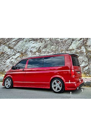 Volkswagen Transporter T7 Arka Tampon Eki Fiberglass Boyasız