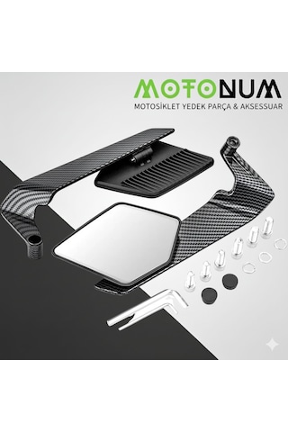 Kymco Agility 125 Kanat Ayna-karbon Desenli Aerodinamik-a01232