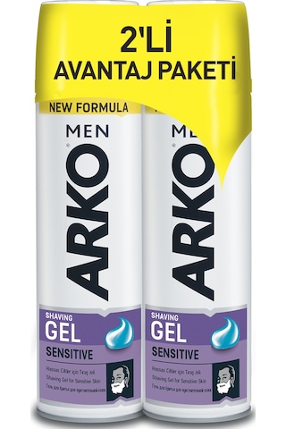 Arko Men Sensitive Tıraş Jeli 2 x 200 ML