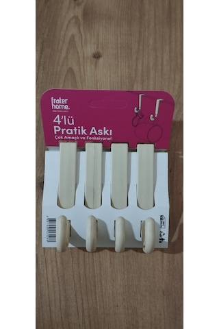 4'lü Pratik Askı Krem