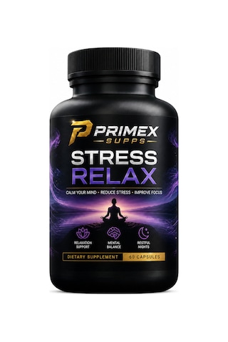 Stress Relax - Calm, Passionflower, Rhodiola, L-theanine Aromasız Stress Relax - Calm, Passionflower, Rhodiola, L-theanine Aromasız