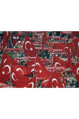 Ata Posteri - Mustafa Kemal Atatürk - 100 x 150 Raşel Kumaş