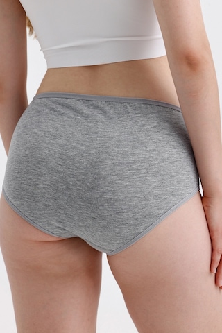 Meine Liebe Unterwäsche Pamuklu 7'li Paket Yüksek Bel Toparlayıcı Etkili Bato Külot Gri