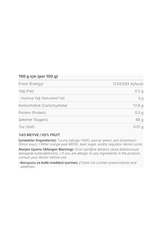 Nima Gurme Premium Turunç Reçeli 430 G