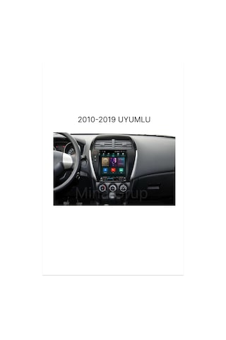 Snp Serisi Mitsubishi Asx 2010 İle 2019 Uyumlu 9.7 İnç Tesla Tasarım Android Multimedya Sistemi 6-128 Gb Hafıza Carplay Android Auto Ve Geri Görüş Kamerası 9.7''