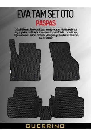 Opel-mokka-benzinli- 2020-2025 İçin Eva İç Paspas Takımı Metal Topukluk Hariç