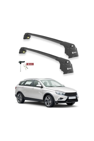 Turtle Lada Vesta Sw 2017-2025 Ara Atkı Air2 Siyah