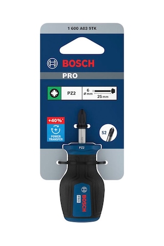 Bosch Pro Pz2x25 Mm Avuç İçi Yıldız Tornavida 1600a039tk