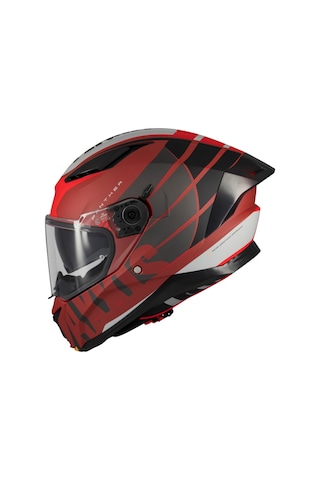 Axxis Panther SV C5 Full Face Güneş Vizörlü Ece 22.06R Motosiklet Kaskı Kırmızı Siyah