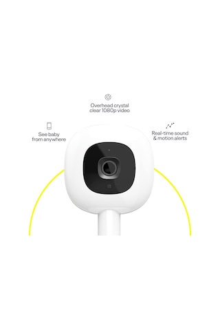 Nanit Pro Akıllı Bebek Monitörü Ve Duvar Montajı Wi-fi Hd Kamera