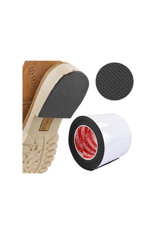 Suntek Ayakkabı Tabanı Koruyucu Kaymaz Taban Çıkartmaları 10cmx200cm Siyah