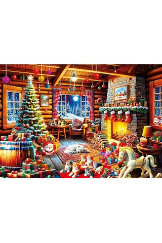 Ks Games 300 Parça Christmas Room Puzzle - Serhat Filiz - 19251