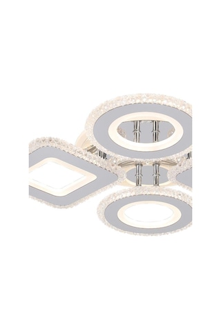 Eray Aydınlatma S008-4 Gold Kumandalı Led Avize Gold