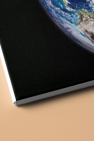 Webstyle Sayılarla Boyama Seti Kasnaklı Dünya'ya Bakış 50 X 65 Cm