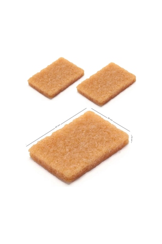 Nubuk Süet Deri Ayakkabı Temizleme Silgisi 3lü Paket Kahverengi