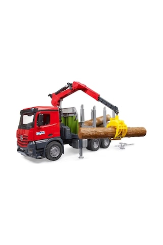 Mercedes-benz Arocs Kütük Taşıyıcı Kamyon 1:16 Vinçli Kereste Taşıma Aracı Çok Renkli