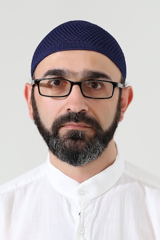 Örme Esnek Orlon Namaz Takke - Lacivert - Smz