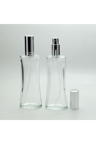 Parfüm Şişesi 100 Ml 5 Adet Siyah Kapak Metal Valf Eyfel Boş Şişe
