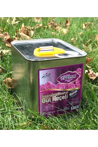 Yıldırım Şekerleme Gül Reçeli Teneke Kutu 1800 G