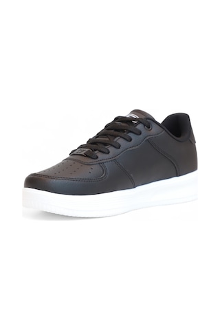 2228-wickers Air Force Modeli Anatomik Tabanlı Üst Kalite Unisex Sneakers Ayakkabı Siyah - Beyaz