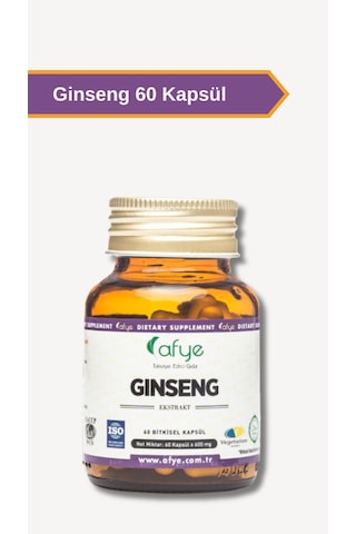 Afye Ginseng Panax 60 Kapsül