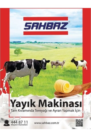 Şahbaz 50Lt Yayık Makinası