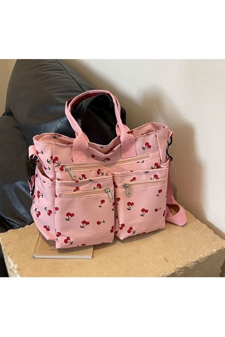 Kadınbüyük Kapasiteli Omuz Çantası Moda Uygun Moda Pembe Pink