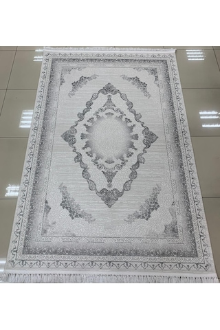 Padişah Halı Safir 90822 095 Serisi Akrilik Salon Oturma Yatak Odası Halısı Gri