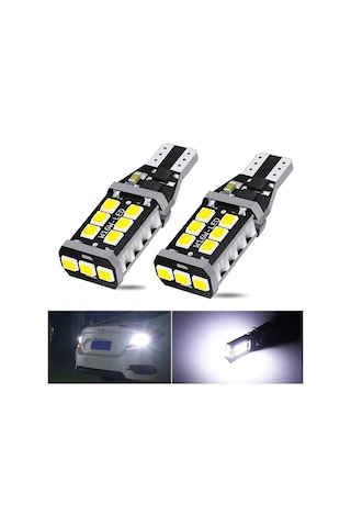 T15 Led Ampul 15 Ledli Canbuslı Ultra Parlak Beyaz