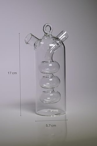 Hazneli Cam Premium Yağdanlık Sirkelik -360ml Zarif Ve Şık Tasarım Diğer